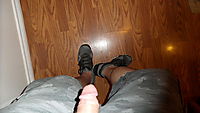 Adidas AX2 sneaks Supernova socks soft penis